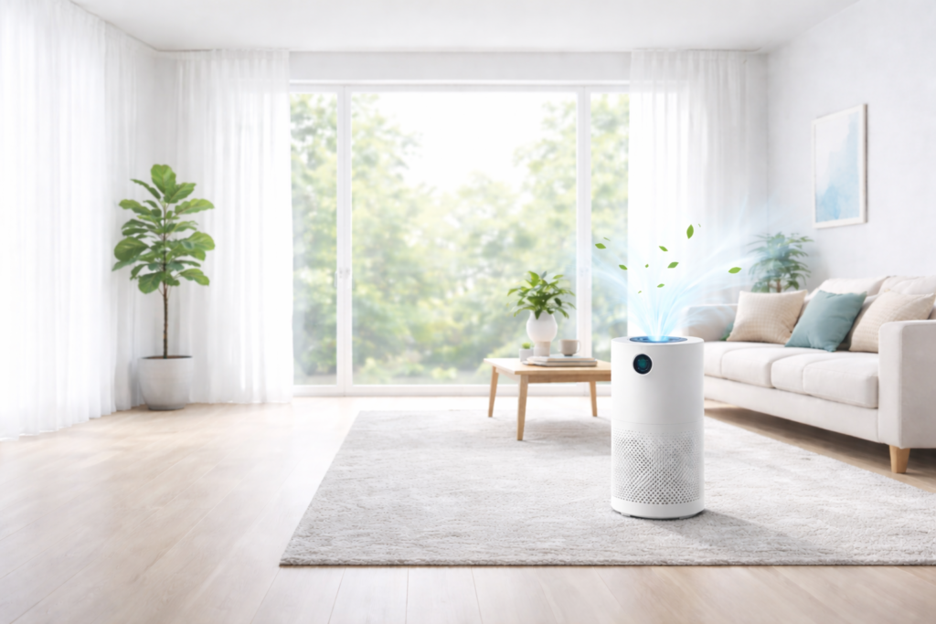 purificadores de aire para casa eliminando polvo, alergias y contaminantes en el hogar