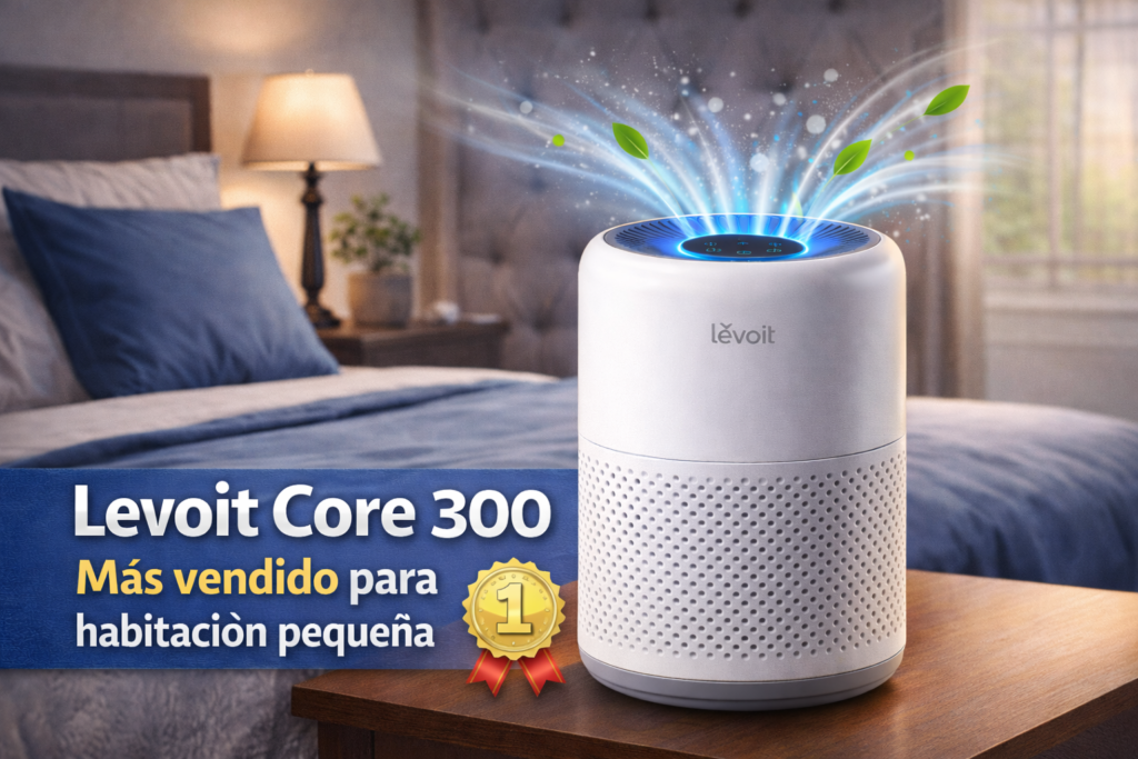 purificador de aire para habitación pequeña levoit core 300
