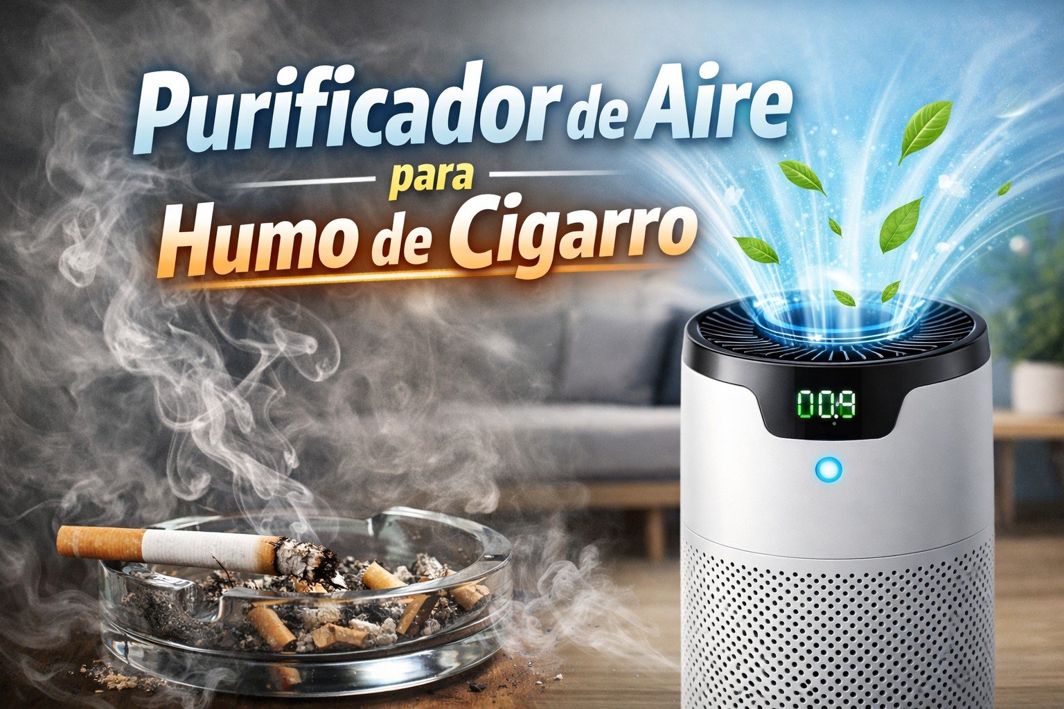 🏆 Mejor Purificador de Aire para Humo de Cigarro en 2026 (Guía Real + Top Recomendados)